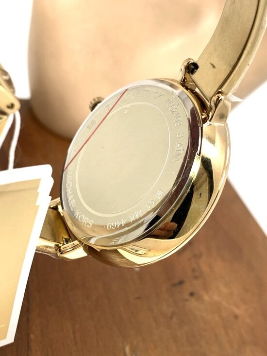 Michael Kors Women\'s Watch MK4469 Gemmed Bangle Quartz Gold Stainless Steel 38mm main image 5